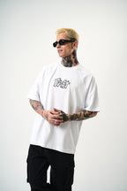 Men's Oversize 'FAST / FALLING FREE' Graphic T-Shirt - Streetwear Embroidered Tee