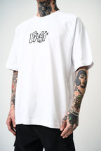 Men's Oversize 'FAST / FALLING FREE' Graphic T-Shirt - Streetwear Embroidered Tee