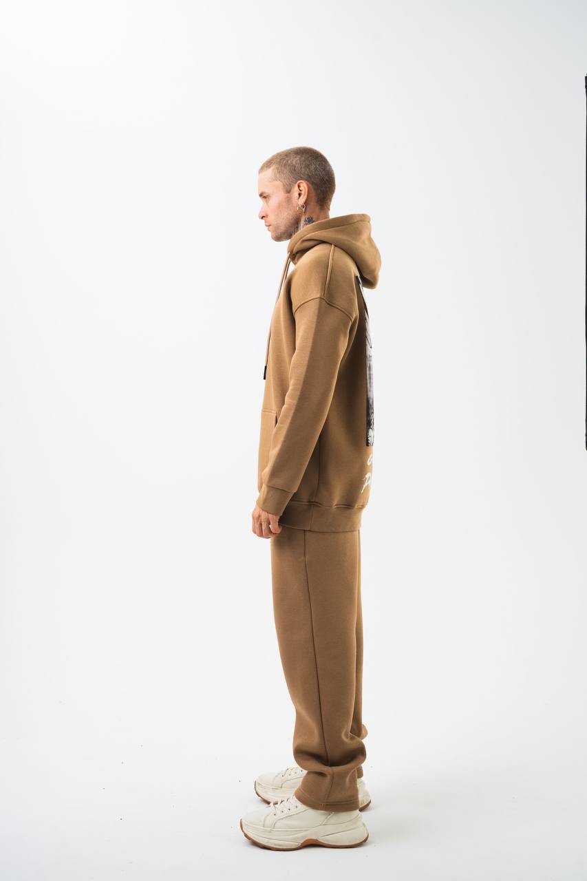 Oversize 'Gangsta Paradise' Graphic Hoodie - Heavyweight Streetwear Hooded Sweatshirt