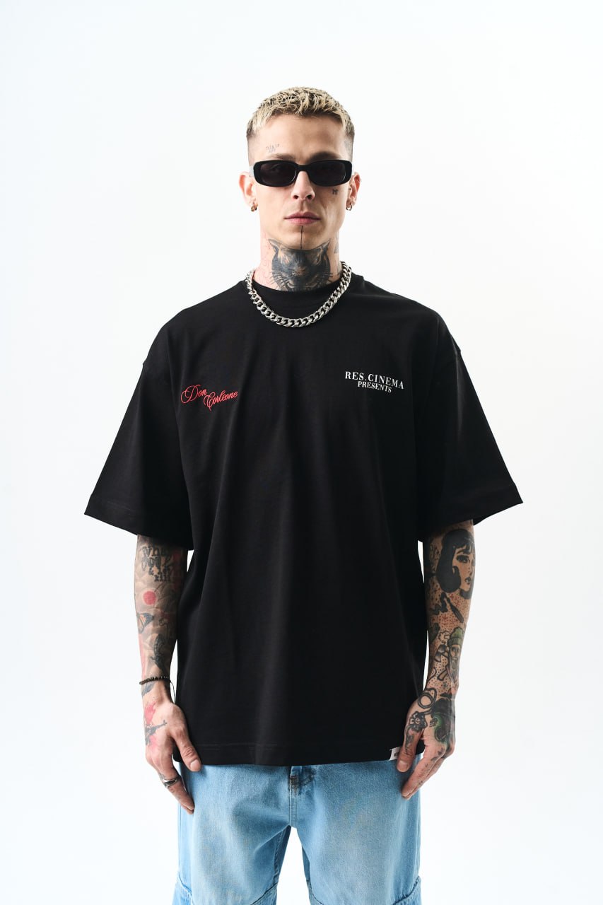 Men's Oversize 'The Godfather' Graphic T-Shirt - Streetwear Movie Tee