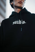 Oversize 'Human Realist Butterfly' Graphic Hoodie - Abstract Streetwear Sweatshirt