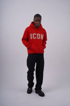 Unisex "ICON" Oversize Hoodie - Heavyweight Printed Sweatshirt