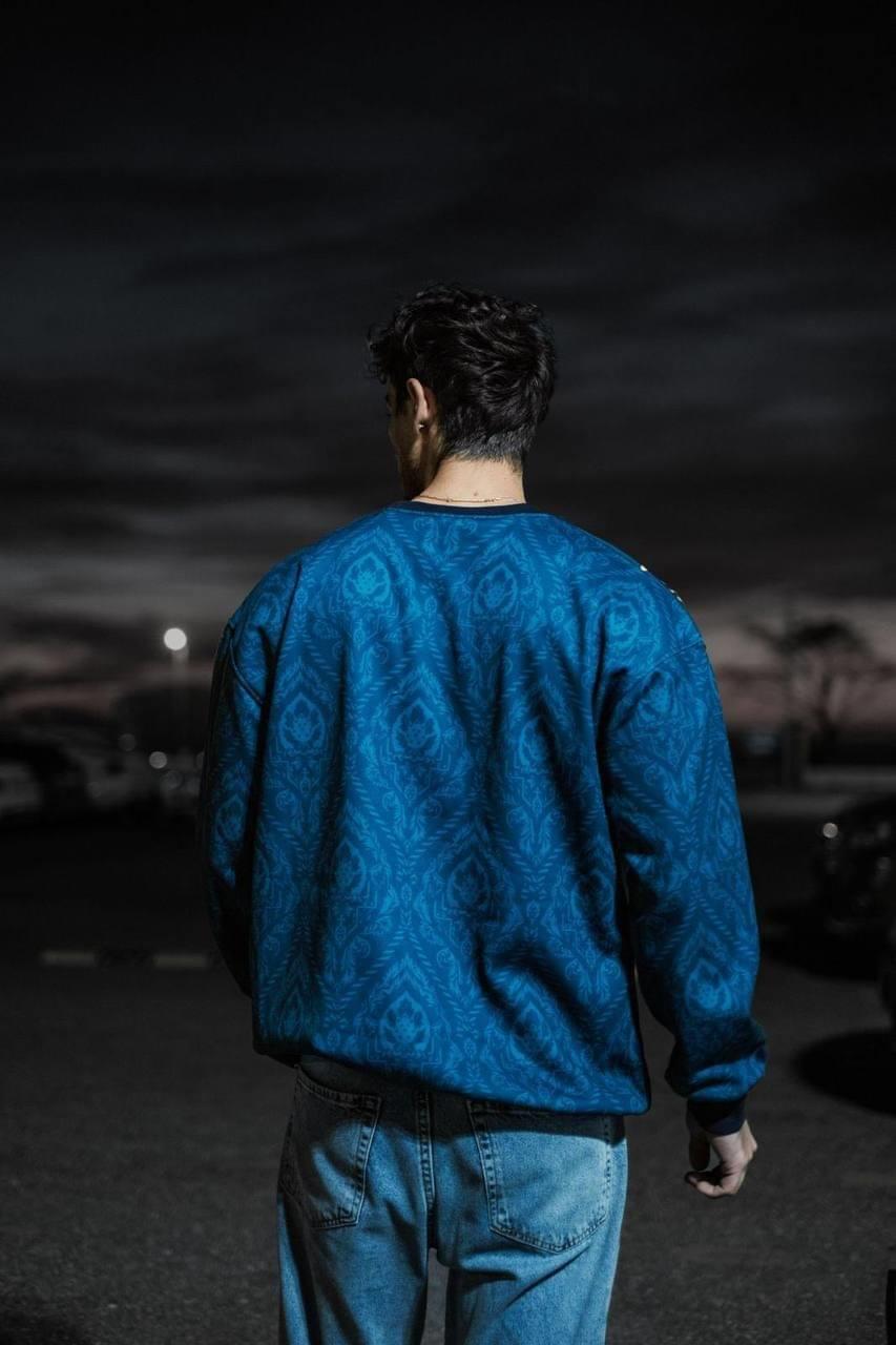 Italia Logo Unisex Oversized Sweatshirt - Italian-Inspired Style.