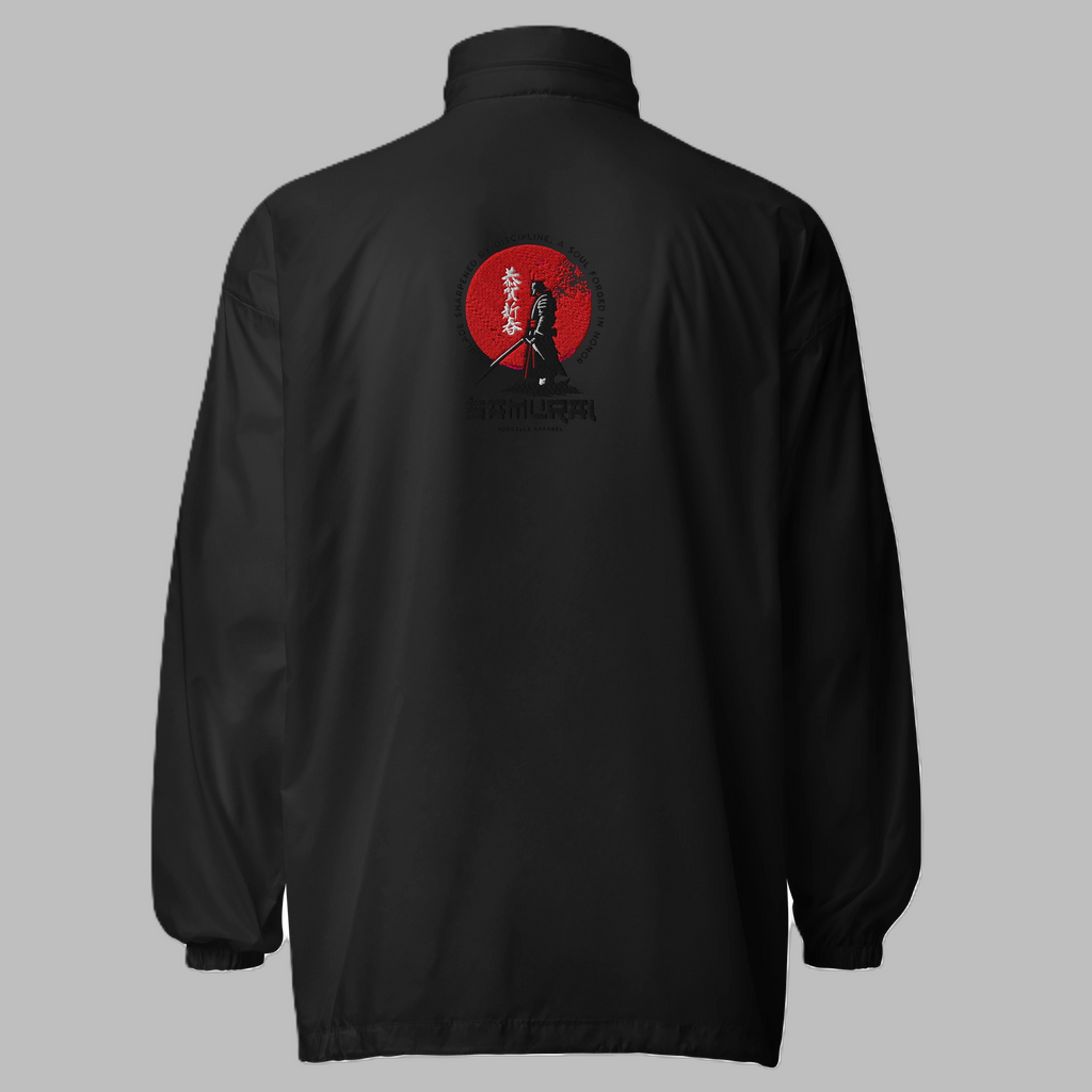 Samurai Embroidered Windbreaker