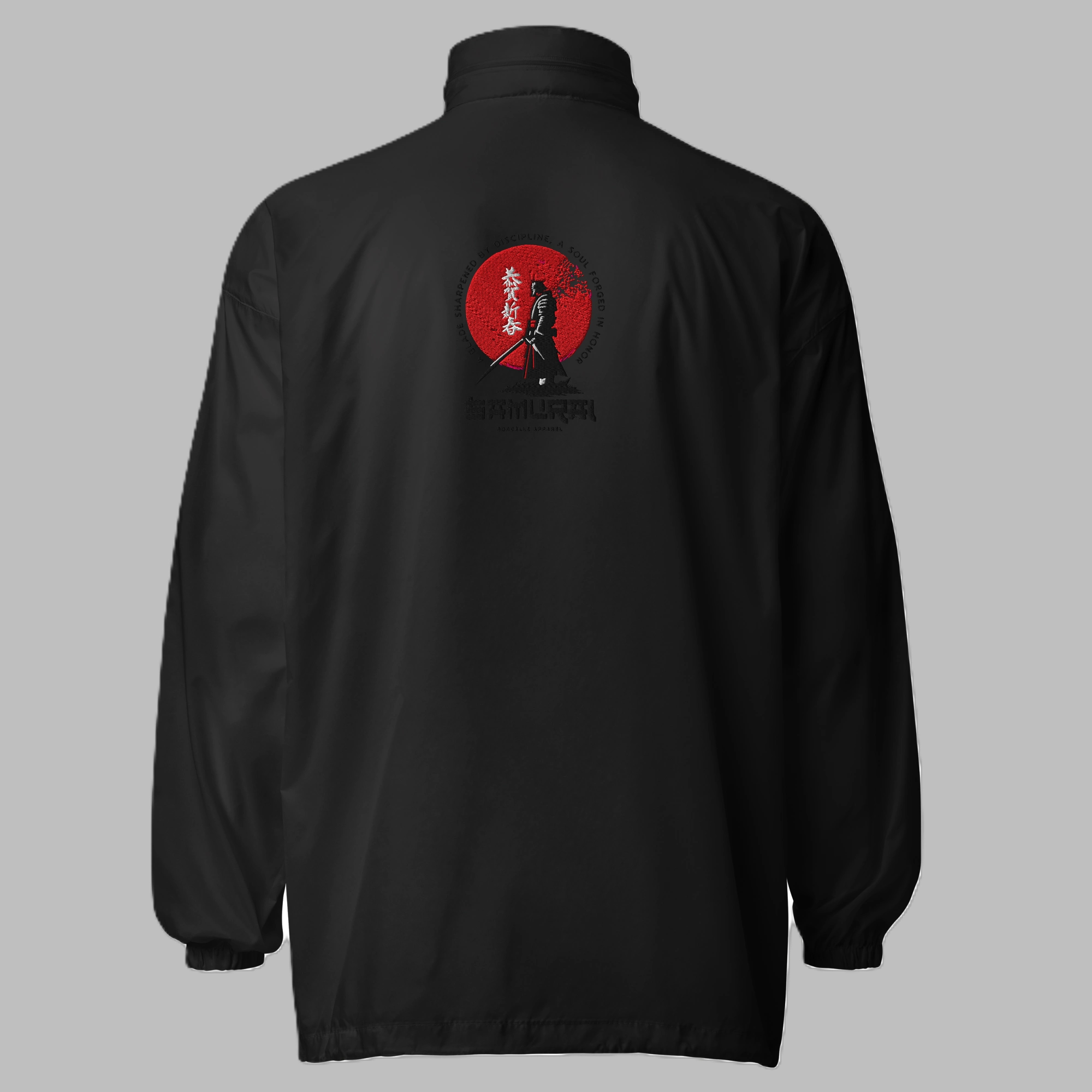 Samurai Embroidered Windbreaker