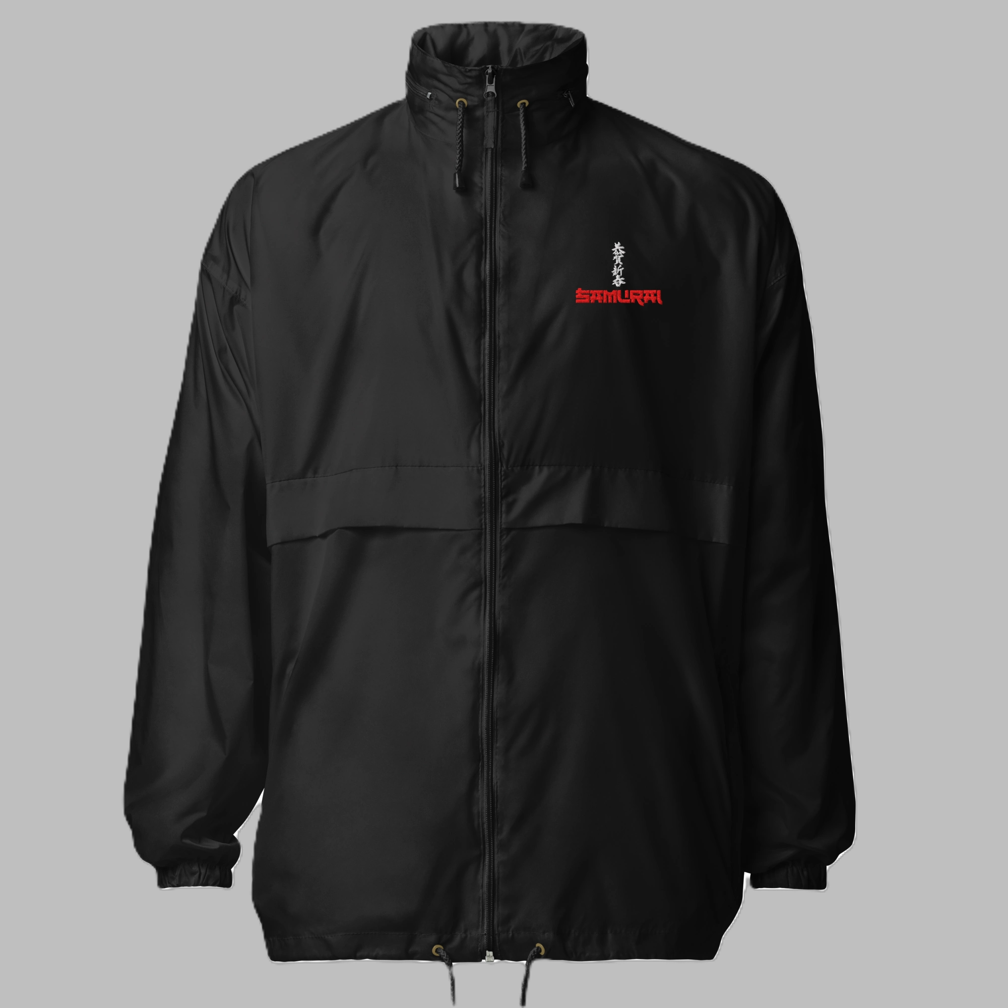 Samurai Embroidered Windbreaker
