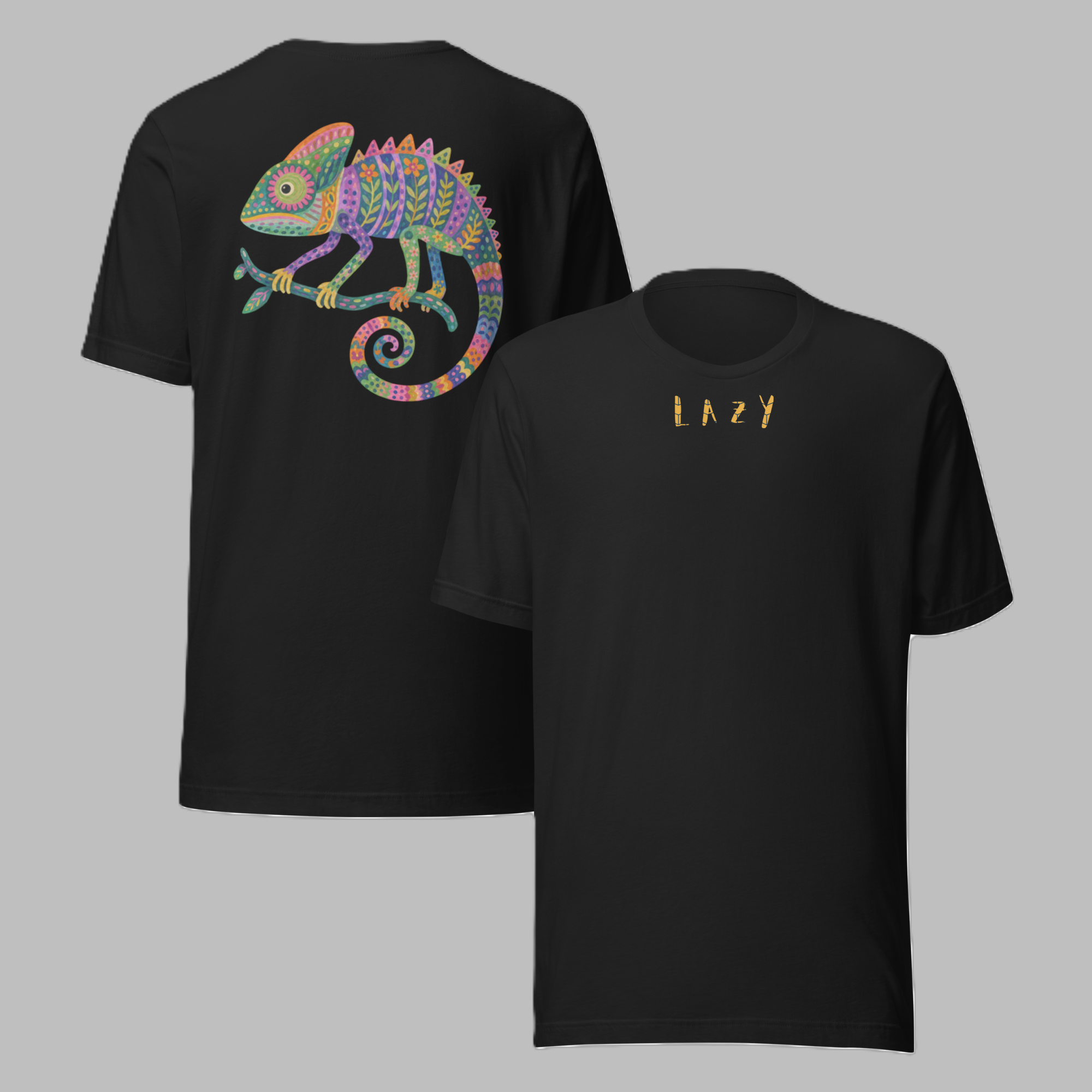 Lazy Chameleon Graphic Tee
