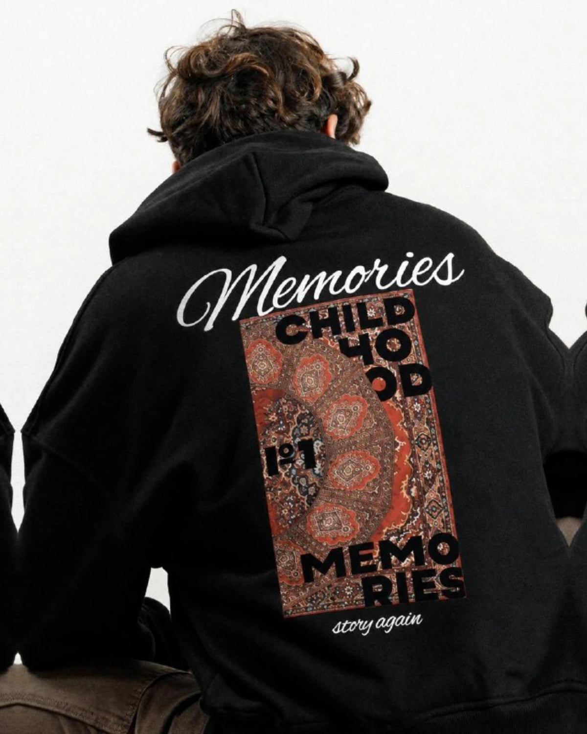 Memories Hoodie in black, photo 1