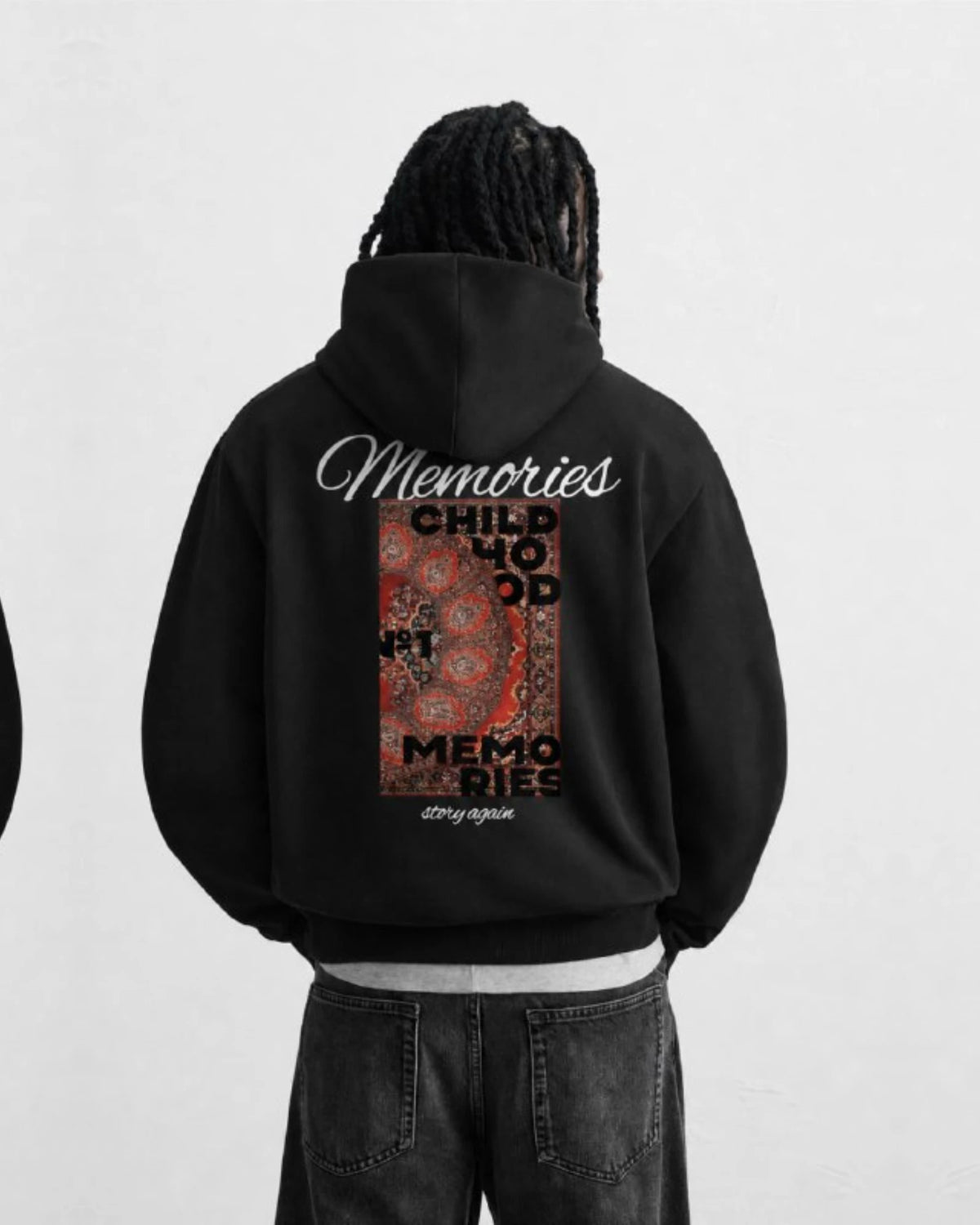 Memories Hoodie in black, photo 2