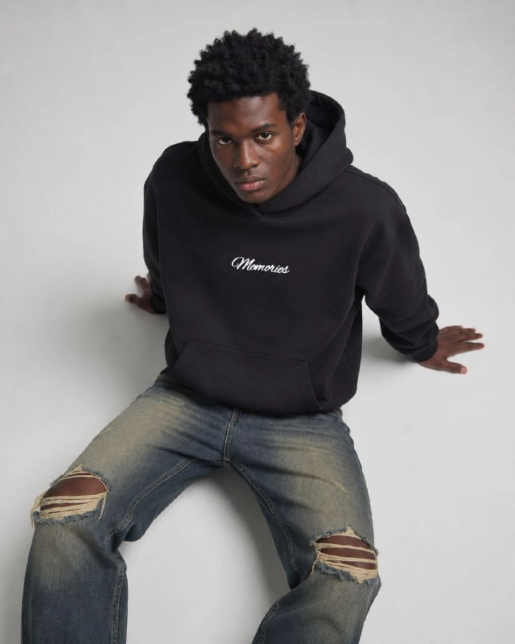 Memories Hoodie in black, photo 5