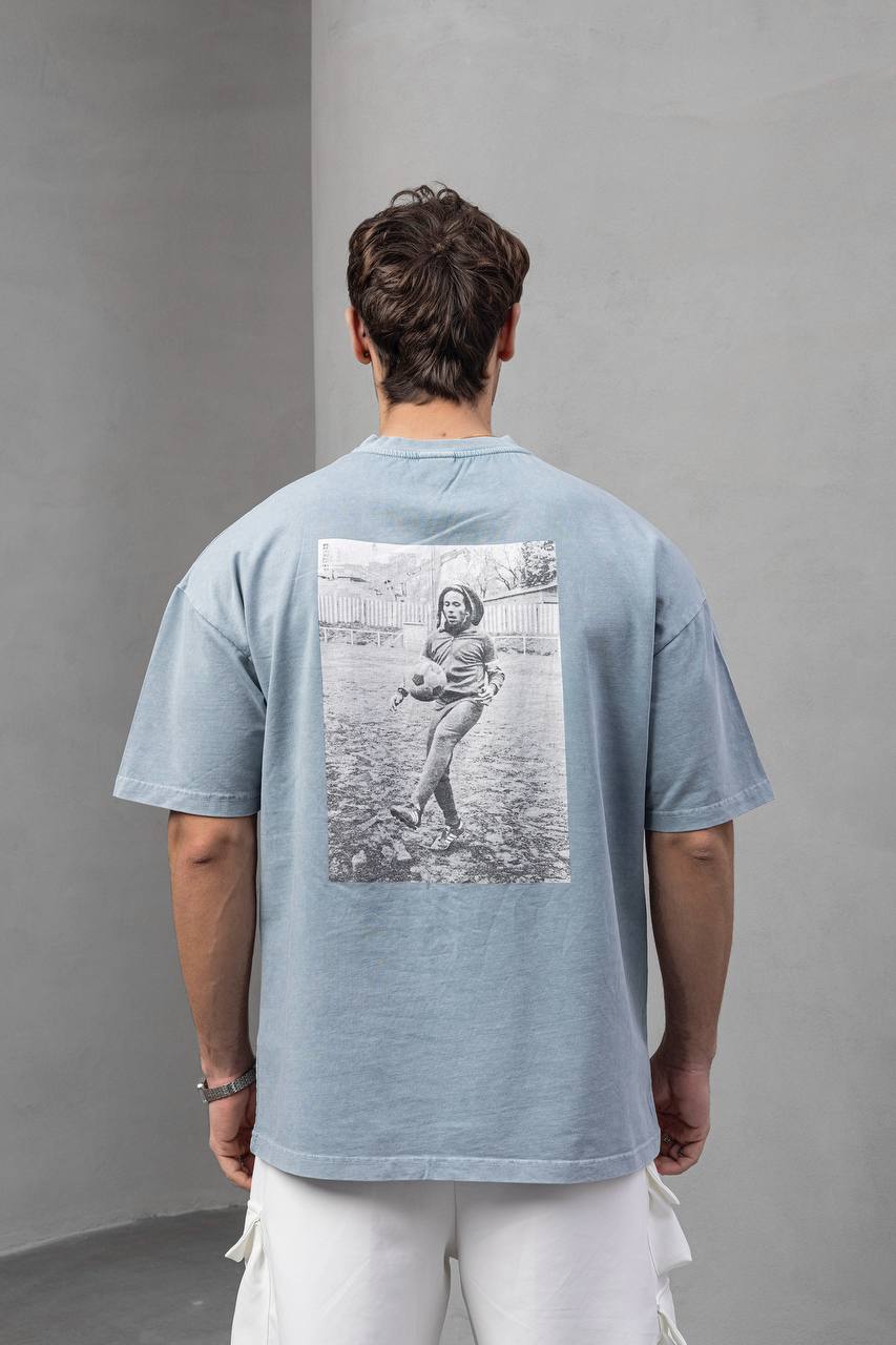 Men's Oversize '77' Graphic T-Shirt