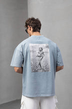 Men's Oversize '77' Graphic T-Shirt