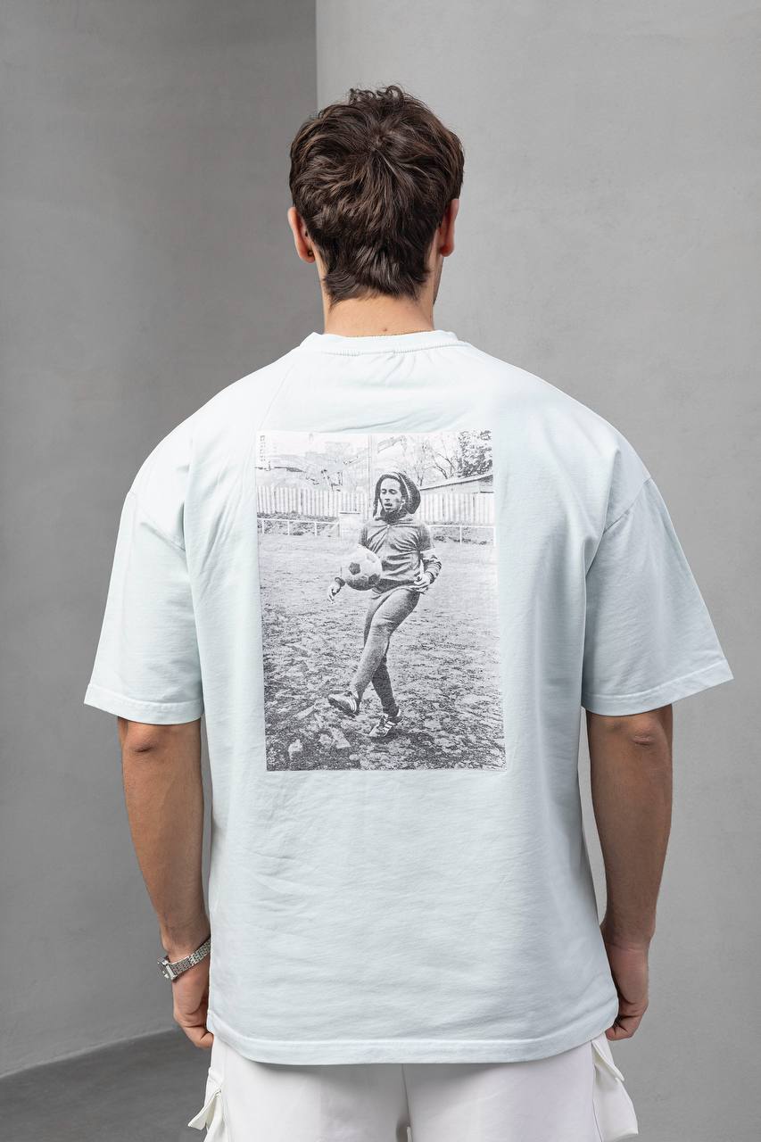 Men's Oversize '77' Graphic T-Shirt