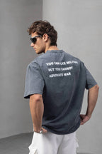 Men's Oversize 'ARMY' Graphic T-Shirt – Anti-War Statement Tee