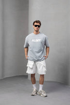 Men's Oversize 'ARMY' Graphic T-Shirt – Anti-War Statement Tee
