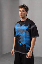 Men's Oversize Graphic T-Shirt – '2MORROW FREEDOM'