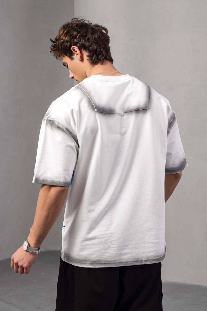 Men's Oversize Graphic T-Shirt – '2MORROW FREEDOM'