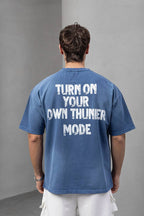 Men's Oversize Graphic T-Shirt – Thunder Mode
