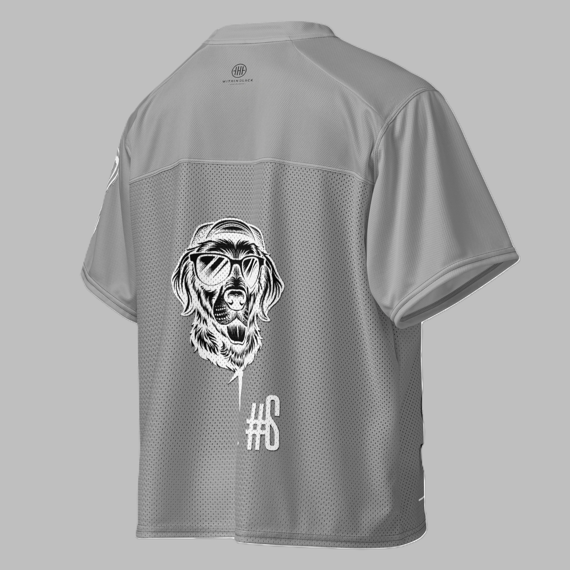 "STRONGER" Graphic Football Jersey