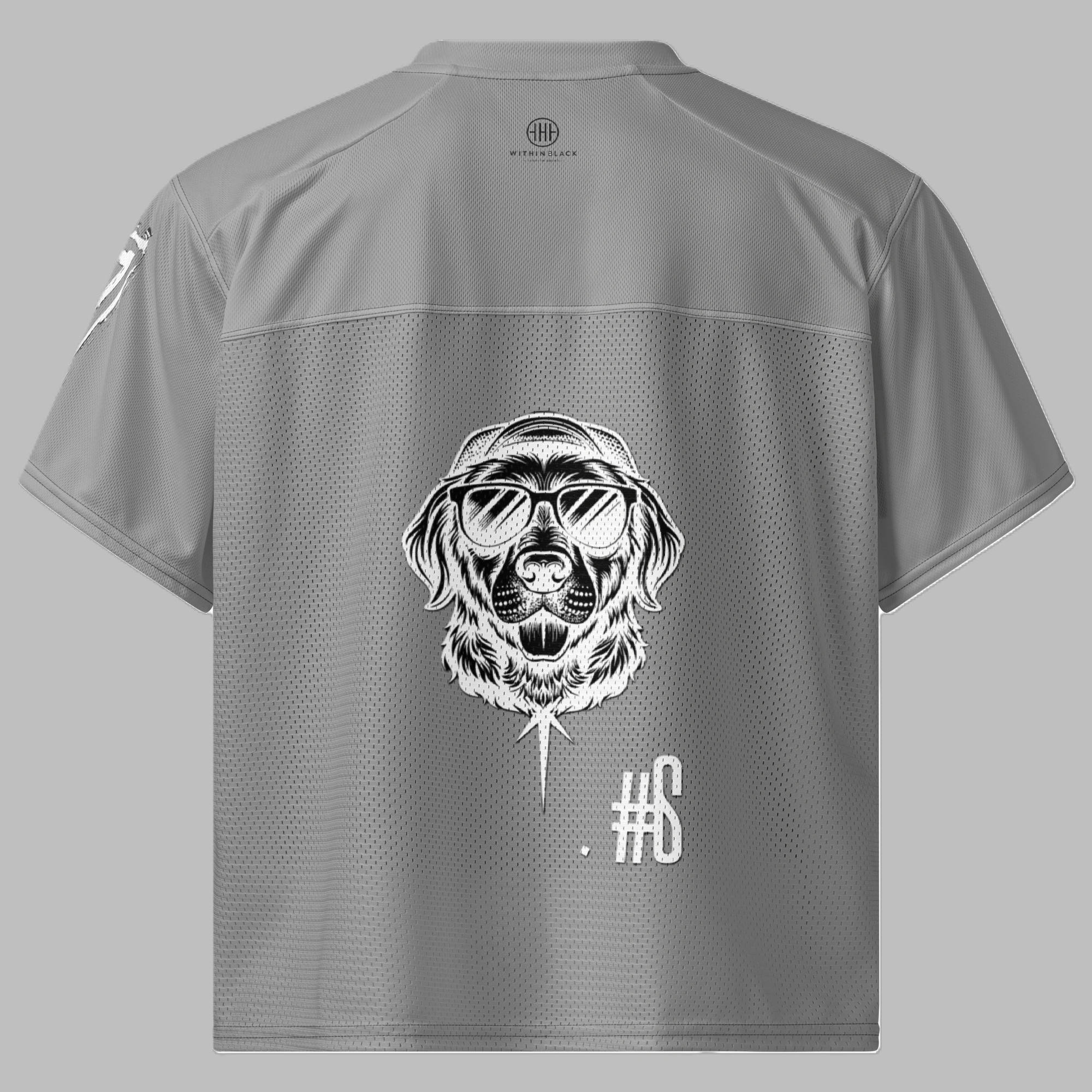 "STRONGER" Graphic Football Jersey