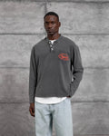 Mysoul Henley Sweatshirt in Anthracite by Withinblack