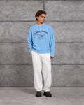 Endless Summer Miami Beach Crewneck Sweatshirt in Light Blue by Withinblack