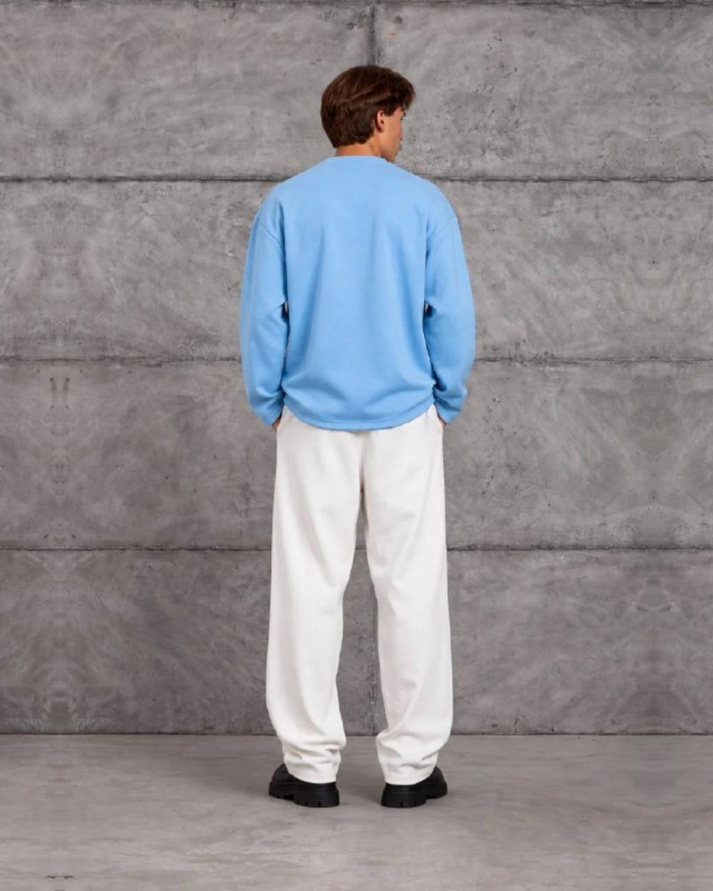 Endless Summer Miami Beach Crewneck Sweatshirt in Light Blue by Withinblack - view 3