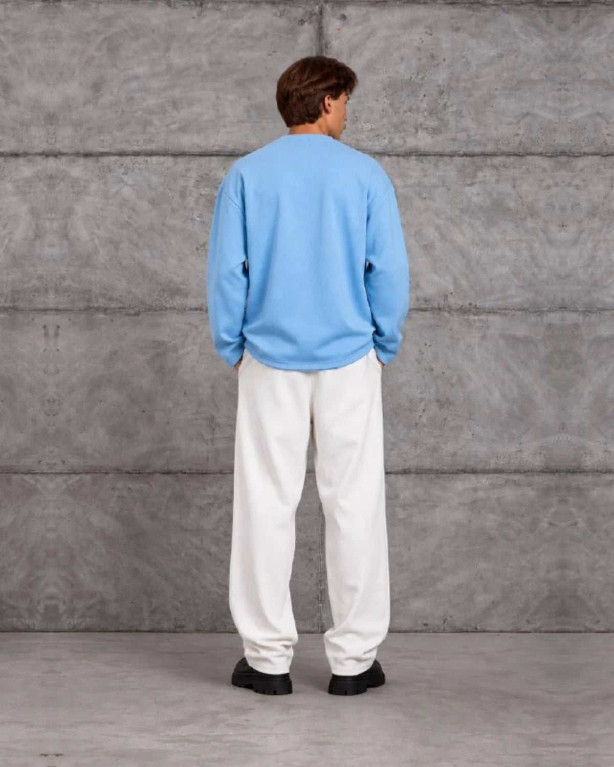 Endless Summer Miami Beach Crewneck Sweatshirt in Light Blue by Withinblack - view 3