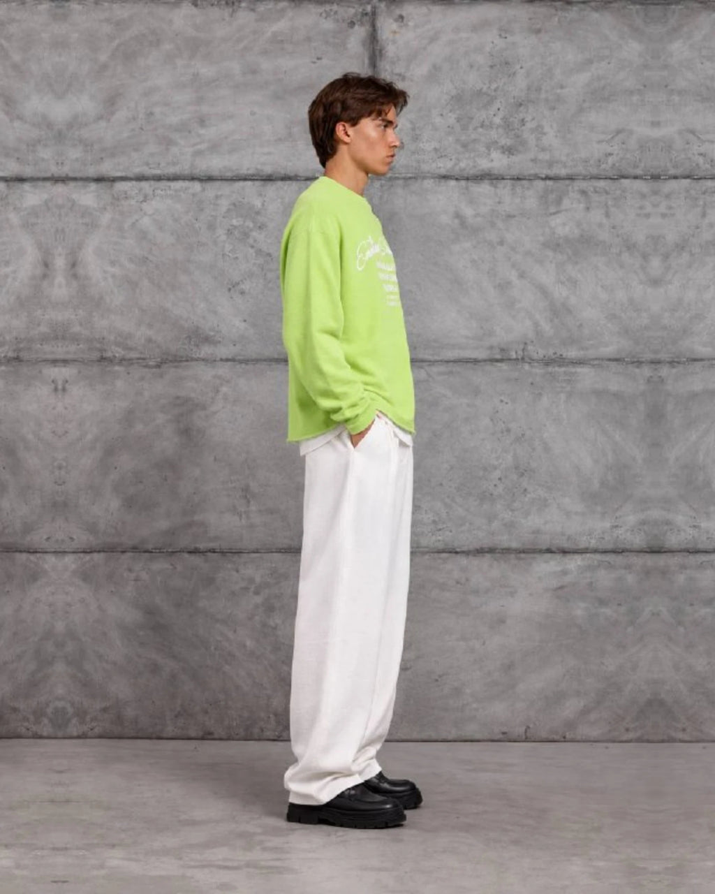 Endless Summer Miami Beach Crewneck Sweatshirt in Lime by Withinblack - view 2