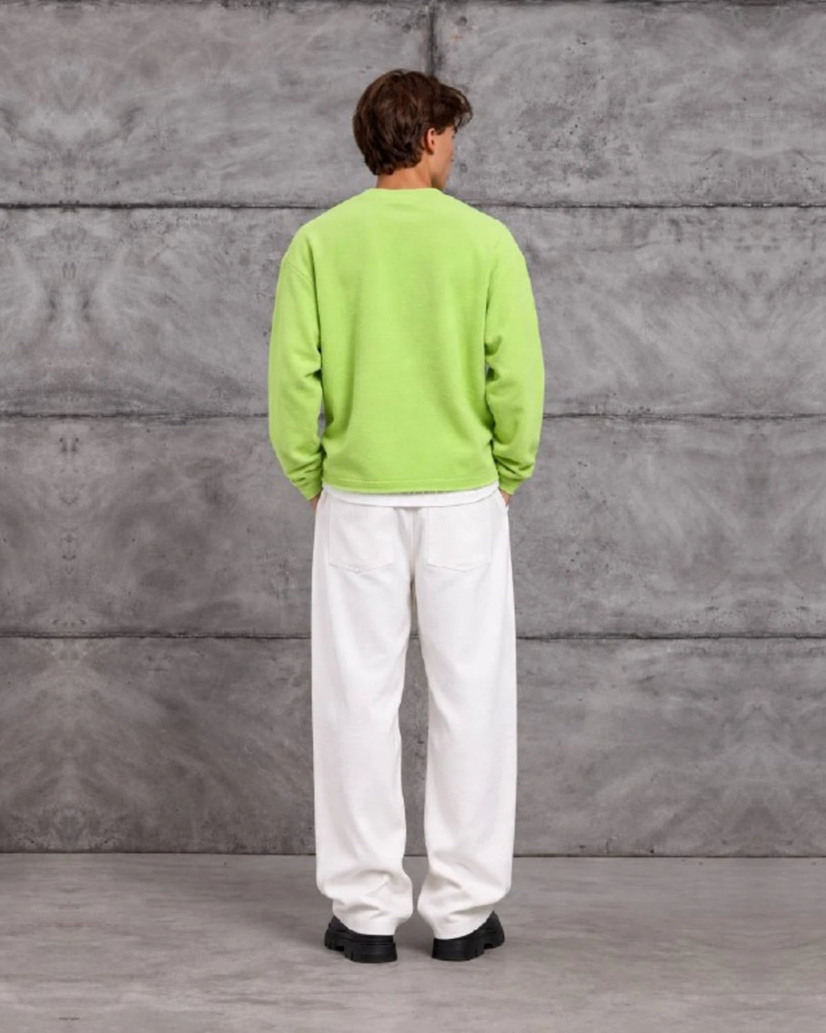 Endless Summer Miami Beach Crewneck Sweatshirt in Lime by Withinblack - view 3