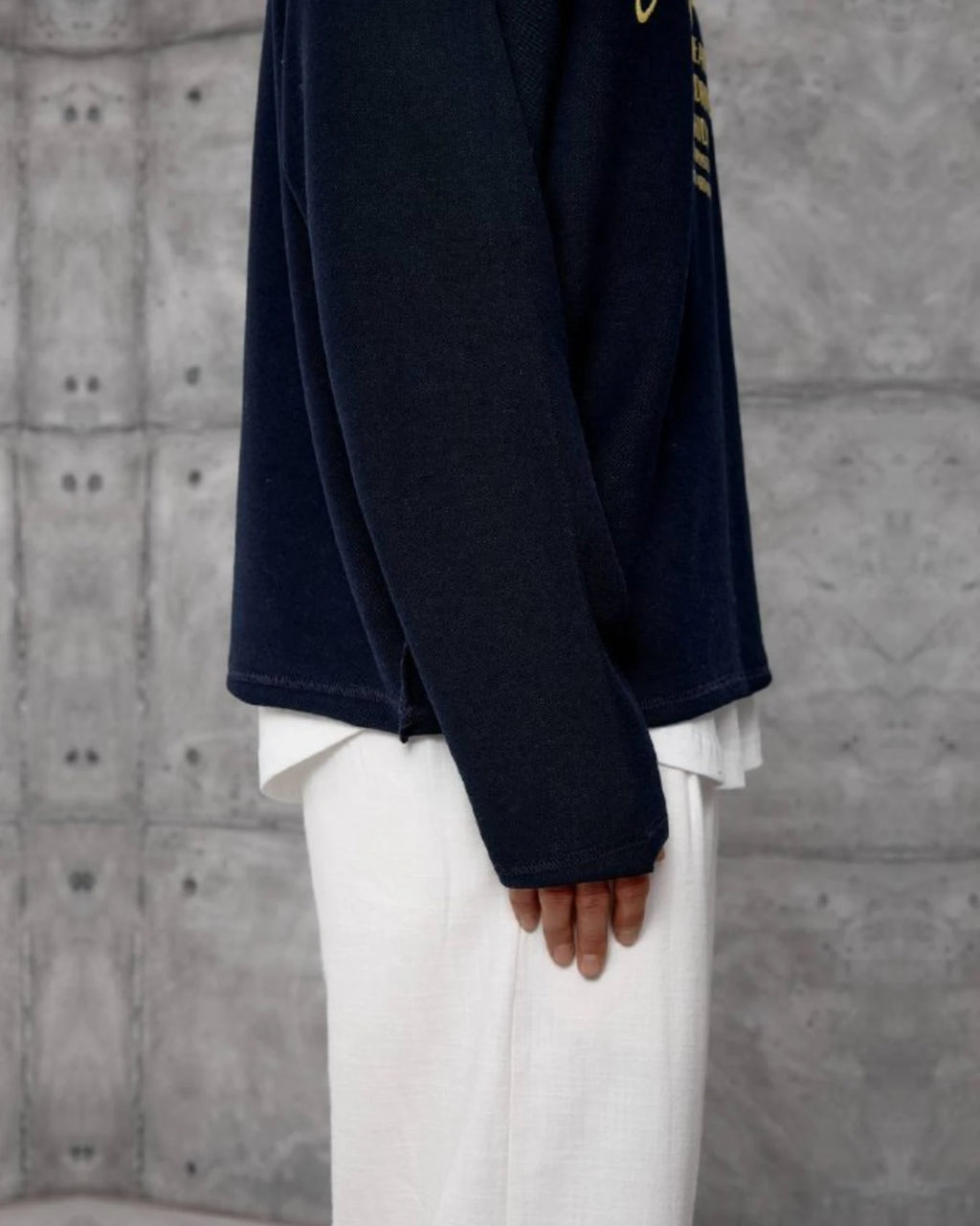 Endless Summer Miami Beach Crewneck Sweatshirt in Navy by Withinblack - view 3