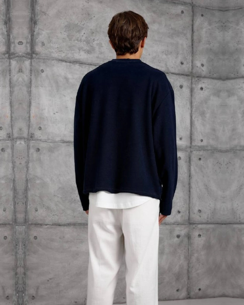 Endless Summer Miami Beach Crewneck Sweatshirt in Navy by Withinblack - view 4