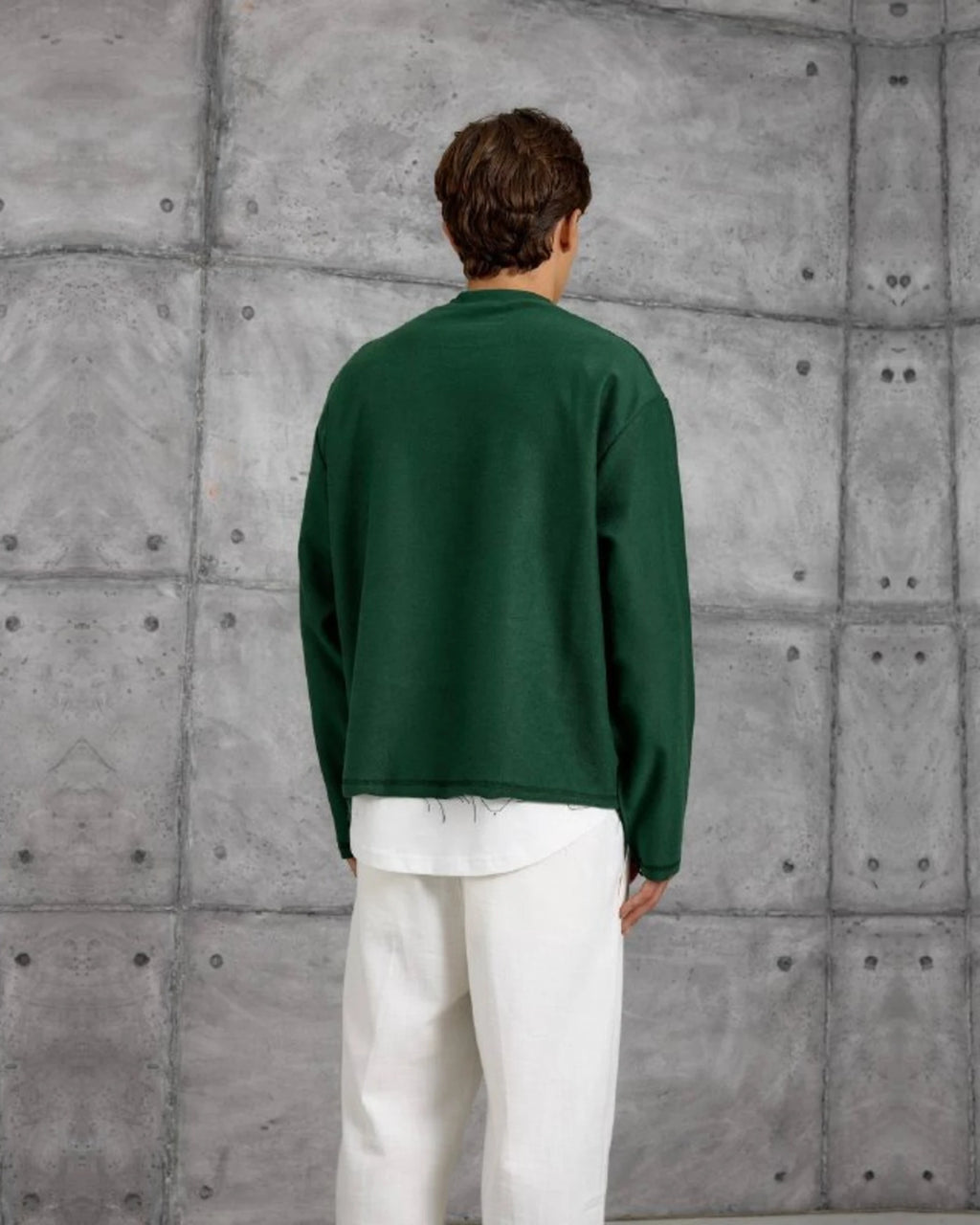 Endless Summer Miami Beach Crewneck Sweatshirt in Green by Withinblack - view 4
