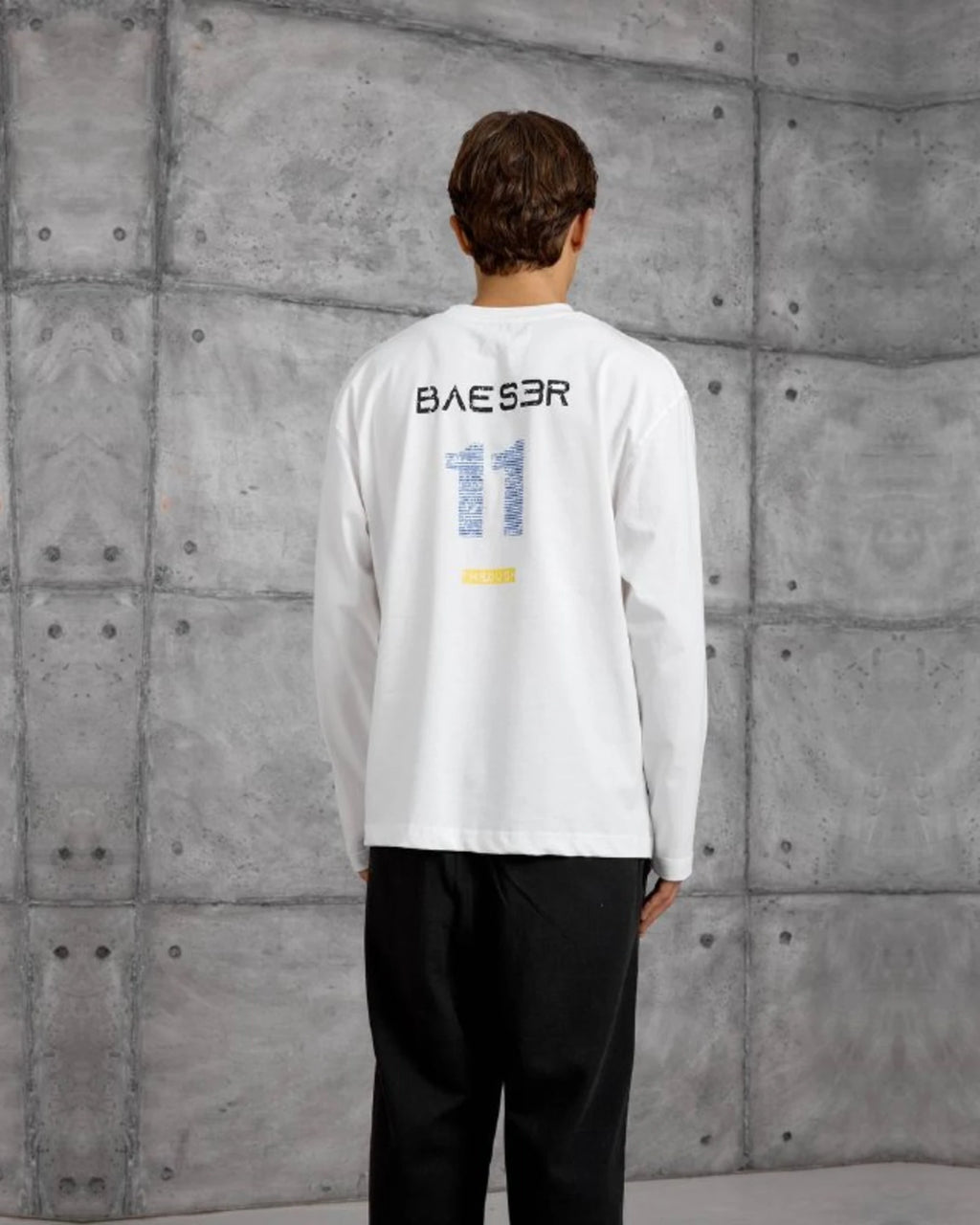 Greatness Racing Patch Sweatshirt in White by Withinblack - view 3