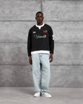 Vision 9 Jersey Sweatshirt in Black by Withinblack