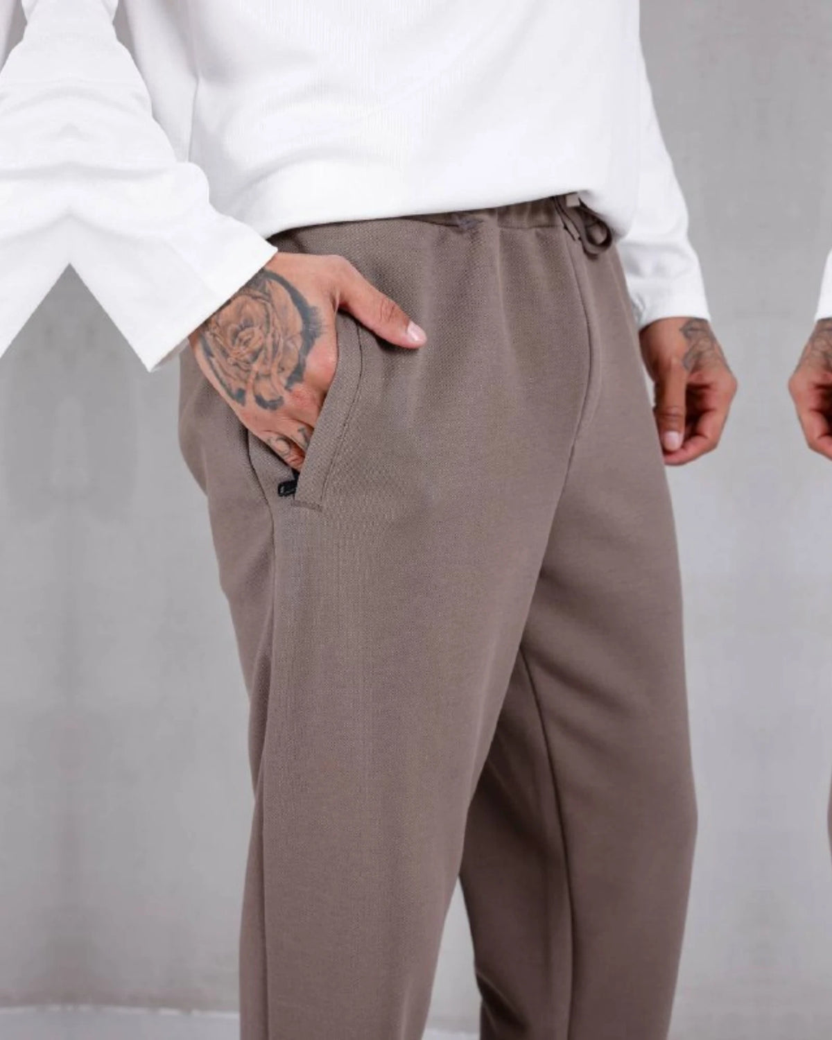 Nova Piqué Jogger Pants in mink, photo 1