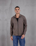 Nova Piqué Zip-Up Sweatshirt in mink, photo 1