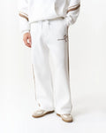 Ornamental Side Print Oversized Sweatpants in white, photo 1