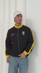 Brazil Football Retro Track Jacket