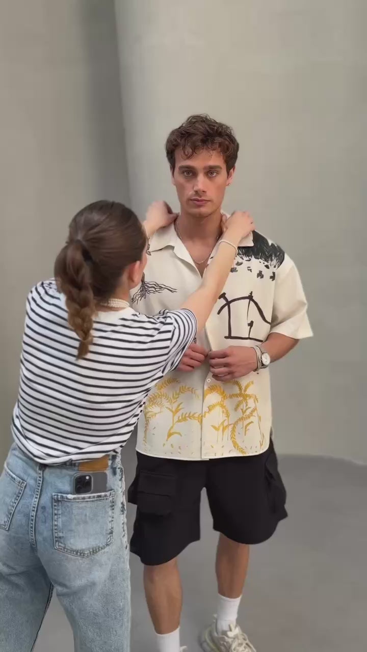 Whimsical Kids Drawing Unisex Shirt – Summer Top