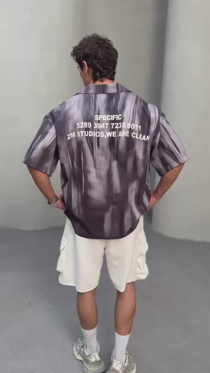 Abstract Fade Print Shirt