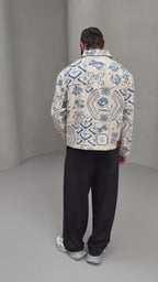 Heritage Tiles Zip-Up Jacket