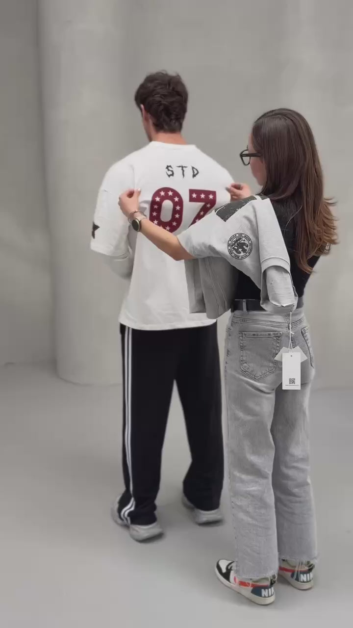 Y2K Layered Sleeve Graphic Tee