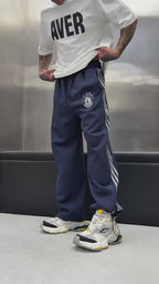 Baggy Side-Stripe Track Pants