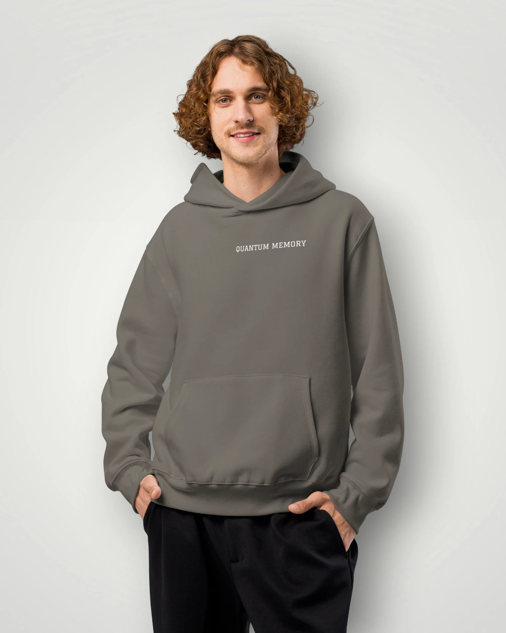 Quantum Memory Graphic Oversized Hoodie