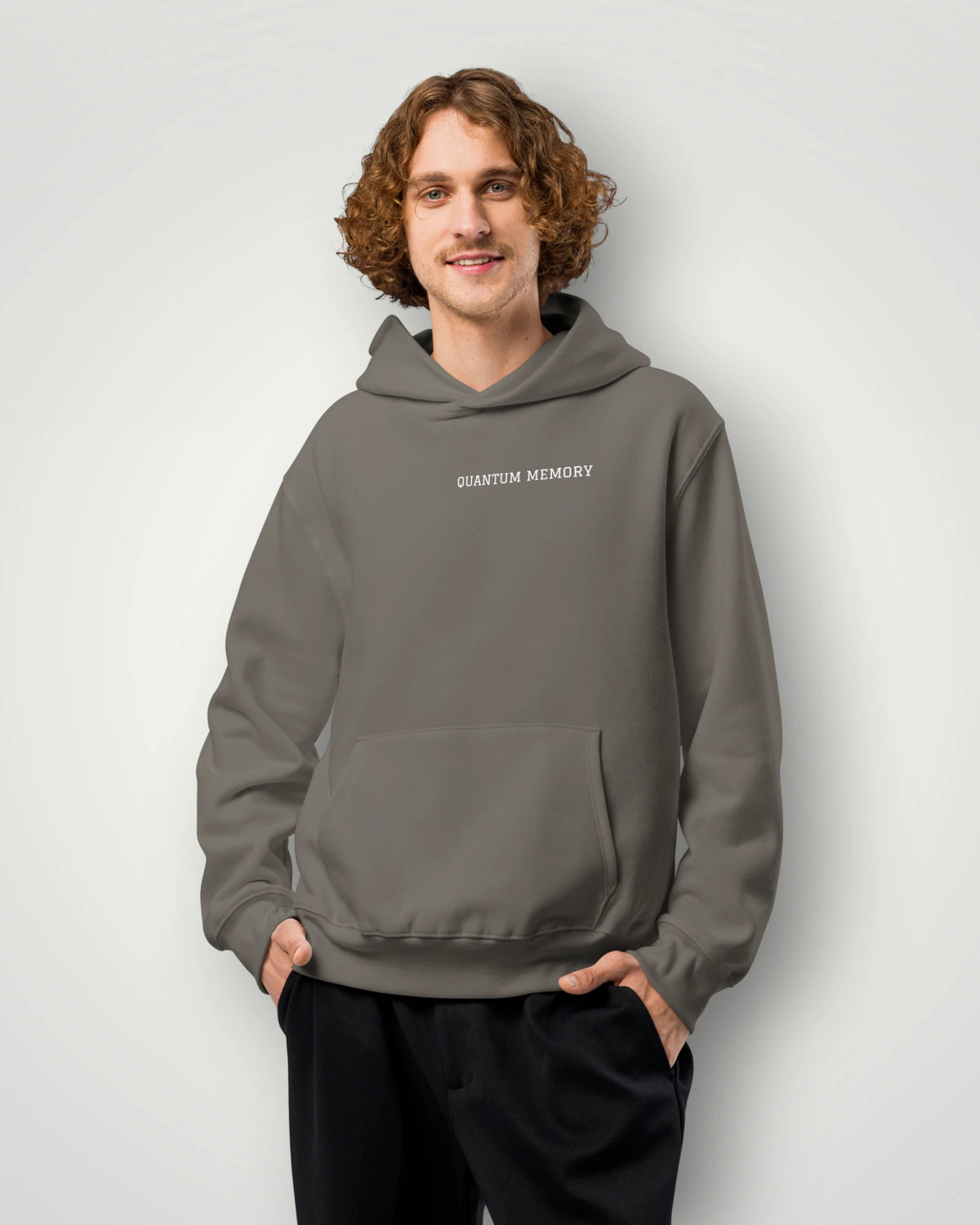 Quantum Memory Graphic Oversized Hoodie