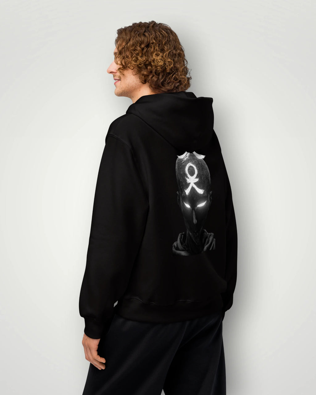Quantum Memory Graphic Oversized Hoodie