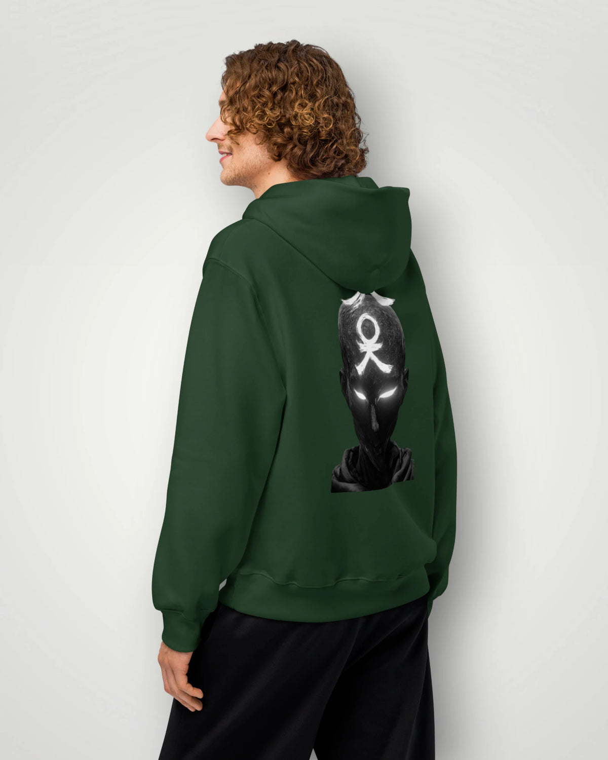 Quantum Memory Graphic Oversized Hoodie