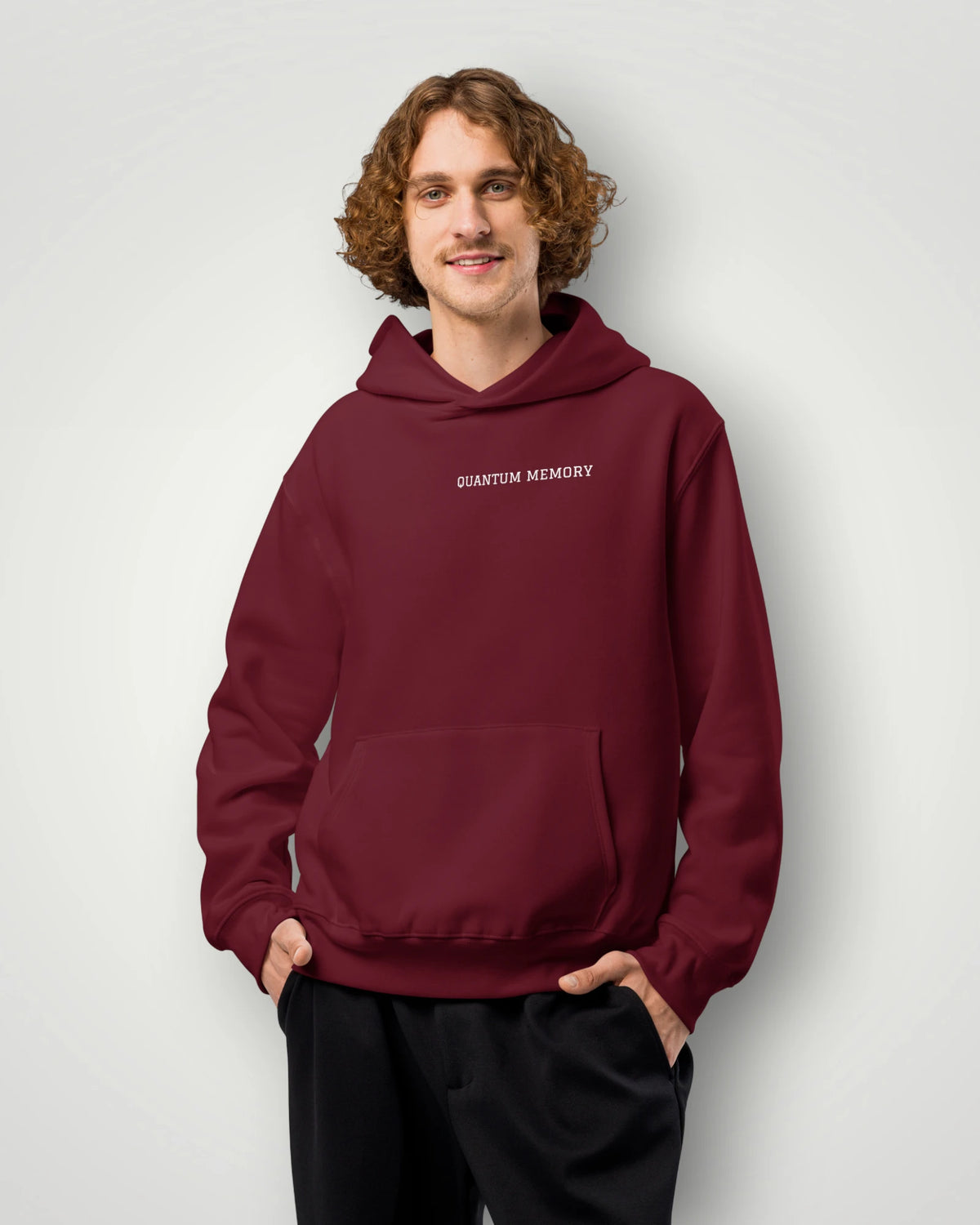 Quantum Memory Graphic Oversized Hoodie