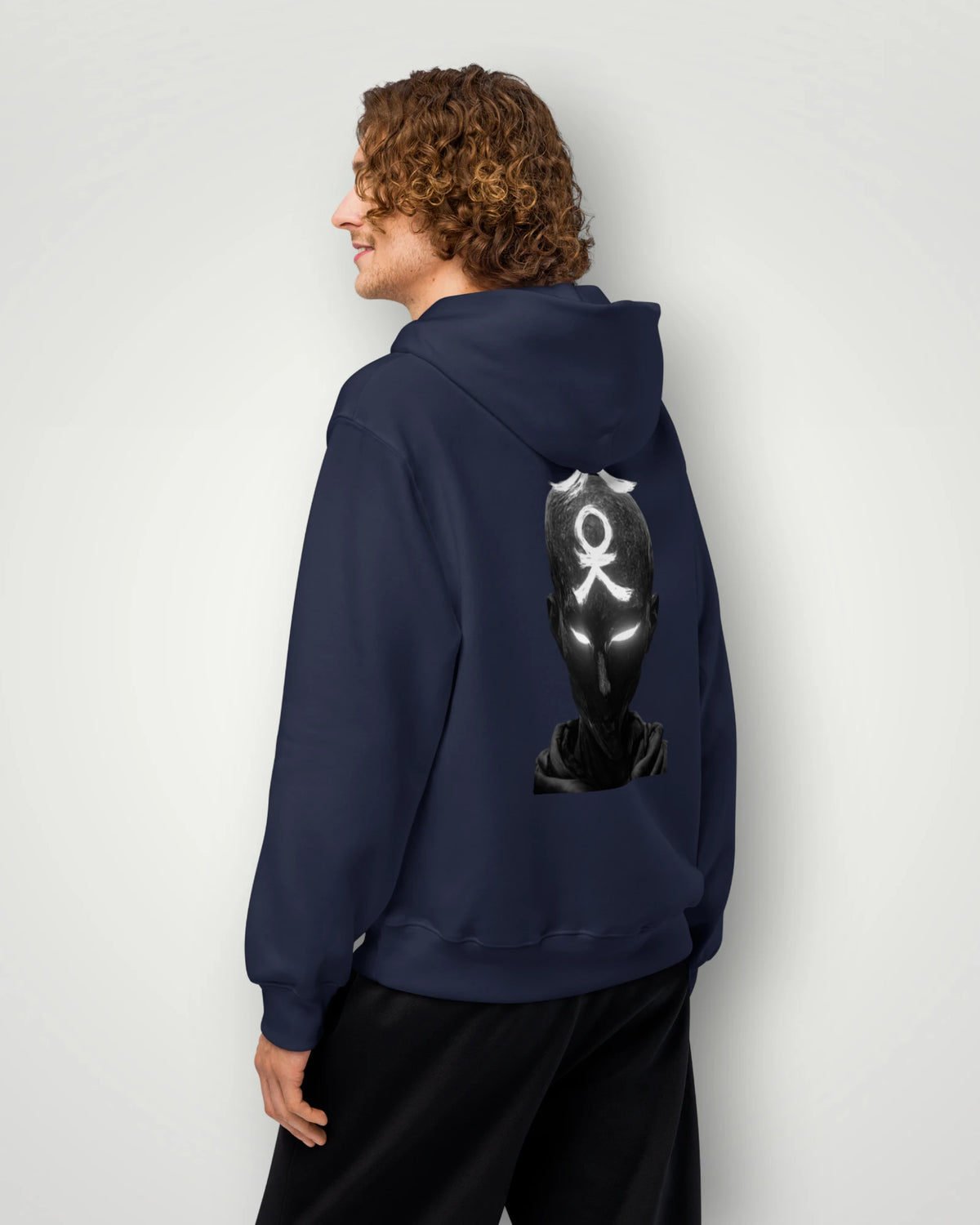 Quantum Memory Graphic Oversized Hoodie